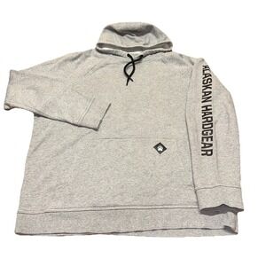 Alaskan Hardgear Gray Pullover Standard Fit Hooded‎ Sweatshirt Duluth Men's XL